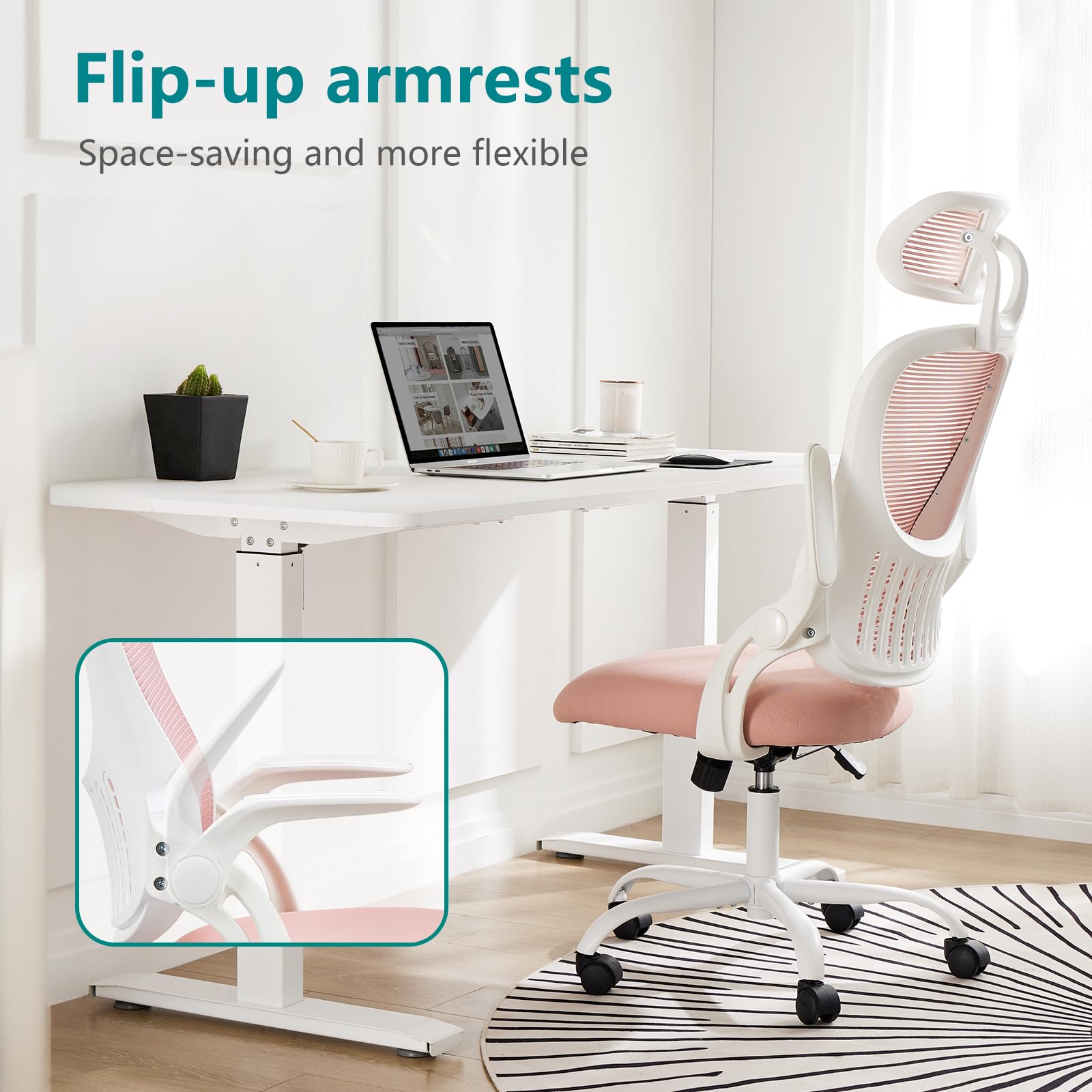 Home Office Desk Chair, Ergonomic Computer Managerial Executive Chairs High