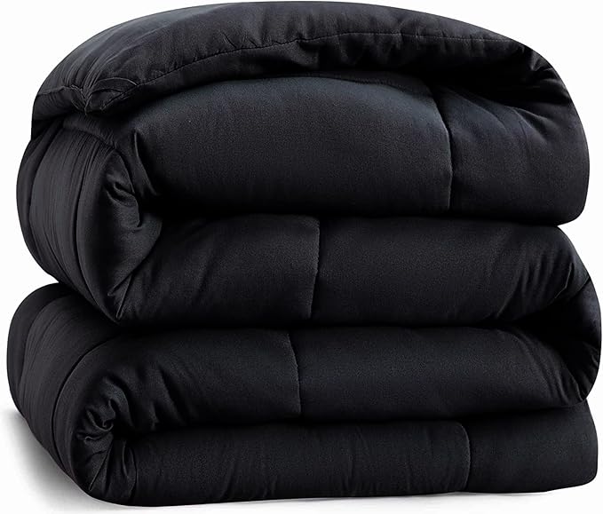 Queen Size Down Alternative Microfiber Quilted Solid Comforter/Duvet Insert