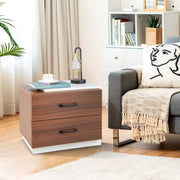 Nightstand Set of 2 with 2 Drawers