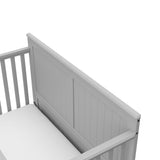 5-in-1 Convertible Crib with Drawer (Pebble Gray) – GREENGUARD Gold