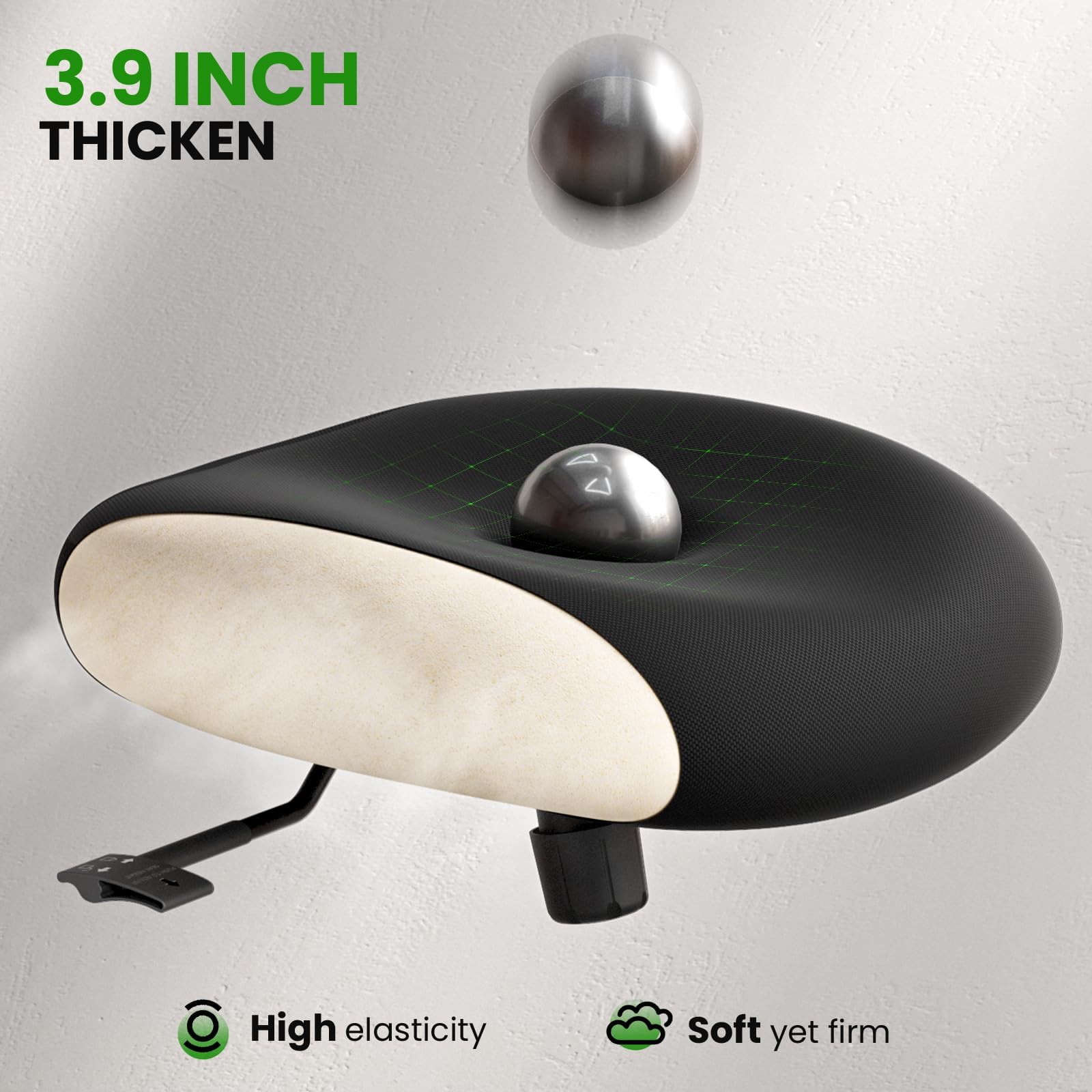 Ergonomic Office Chair for Big and Tall - 350lbs Capacity with Lumbar Support