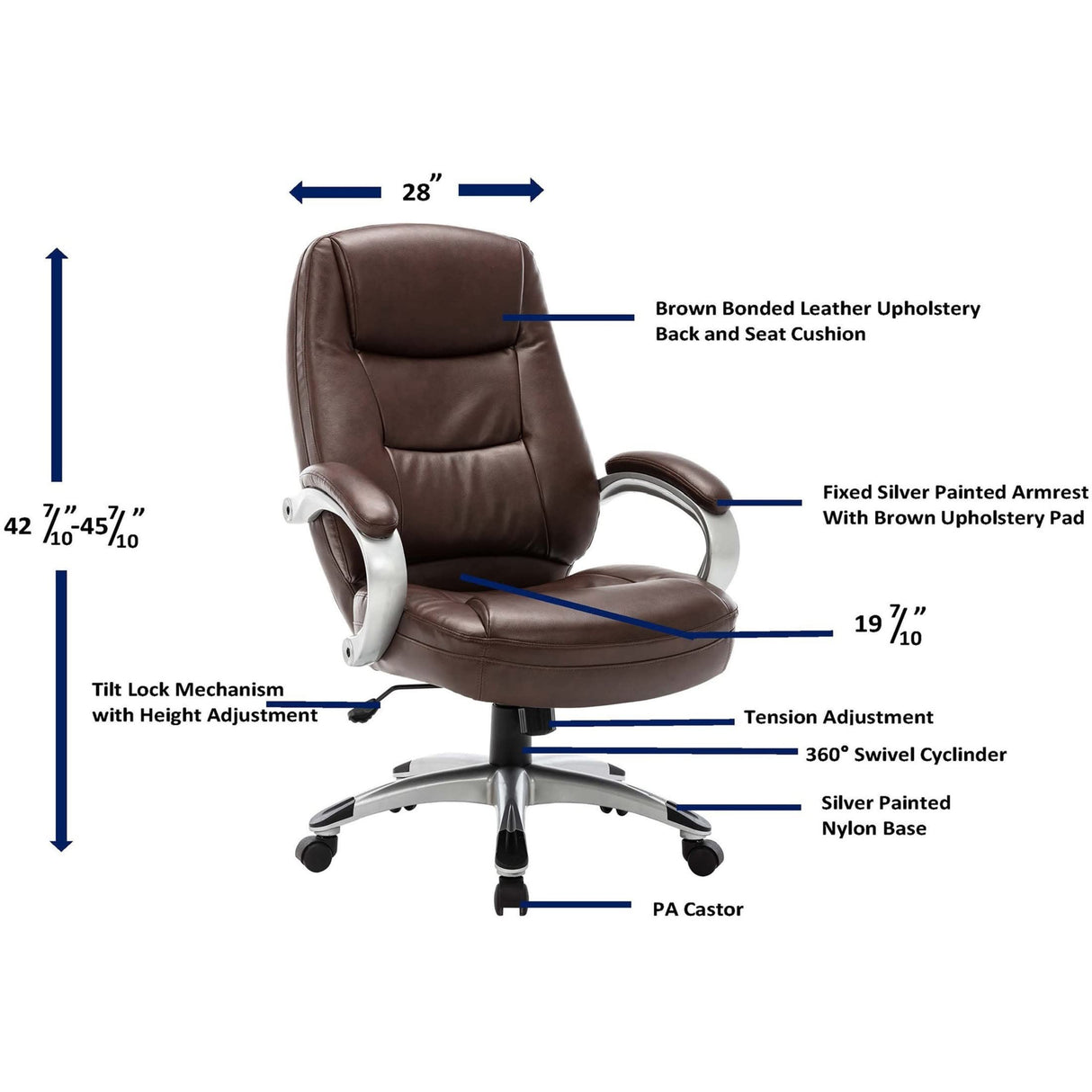 LLR63280 Westlake Series High Back Executive Chair