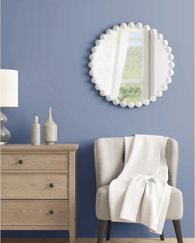 Wall Décor Marlowe Metal Spherical Frame Round Mirror