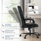 Home Office Desk Chair High Back Adjustable Ergonomic Managerial Rolling Swivel Task