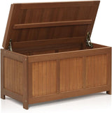 Tioman Outdoor Hardwood Storage Box, Natural