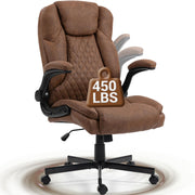 450 LBS Big and Tall Office Chair with Flip-Up Armrests
