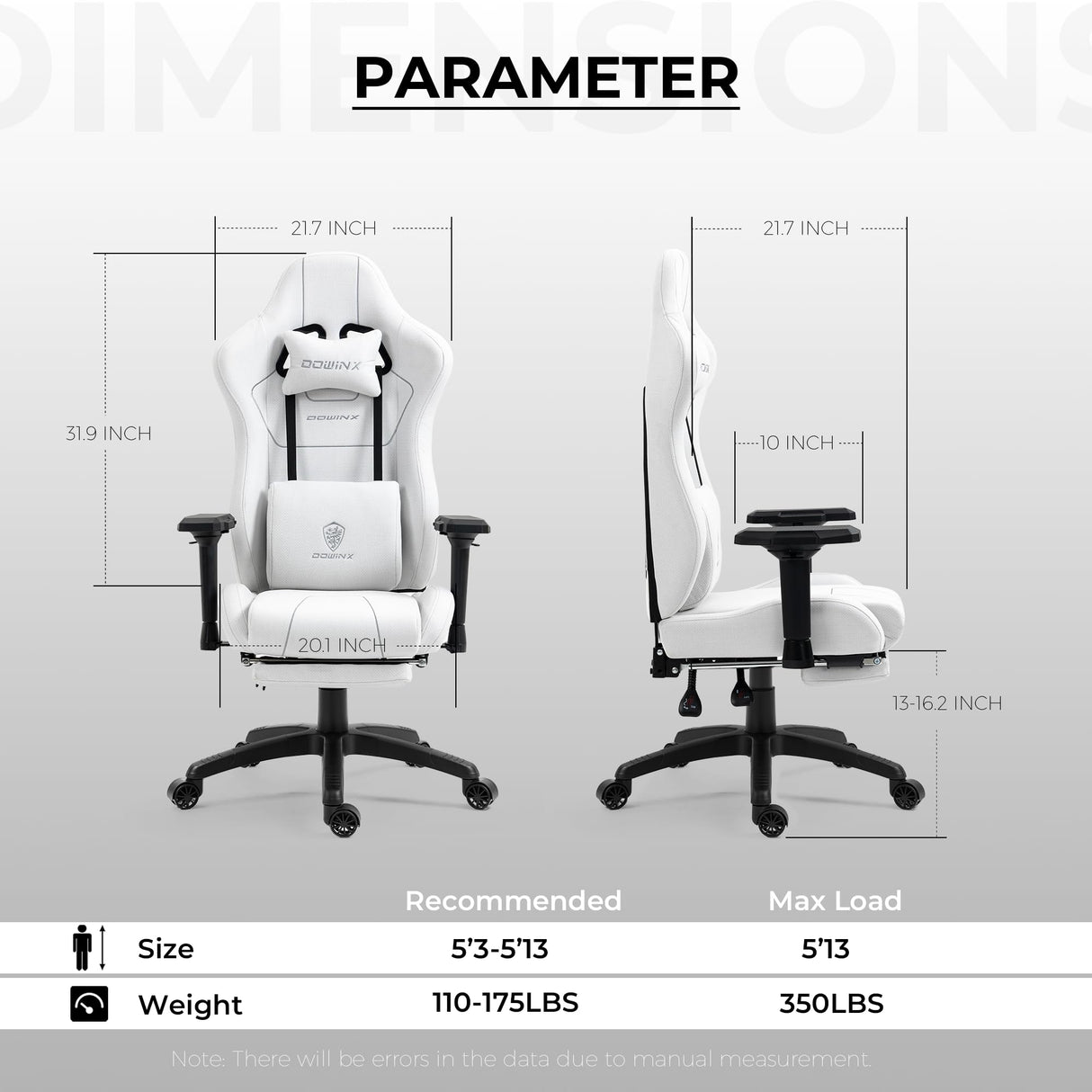 Gaming Chair Tech Fabric with Pocket Spring Cushion