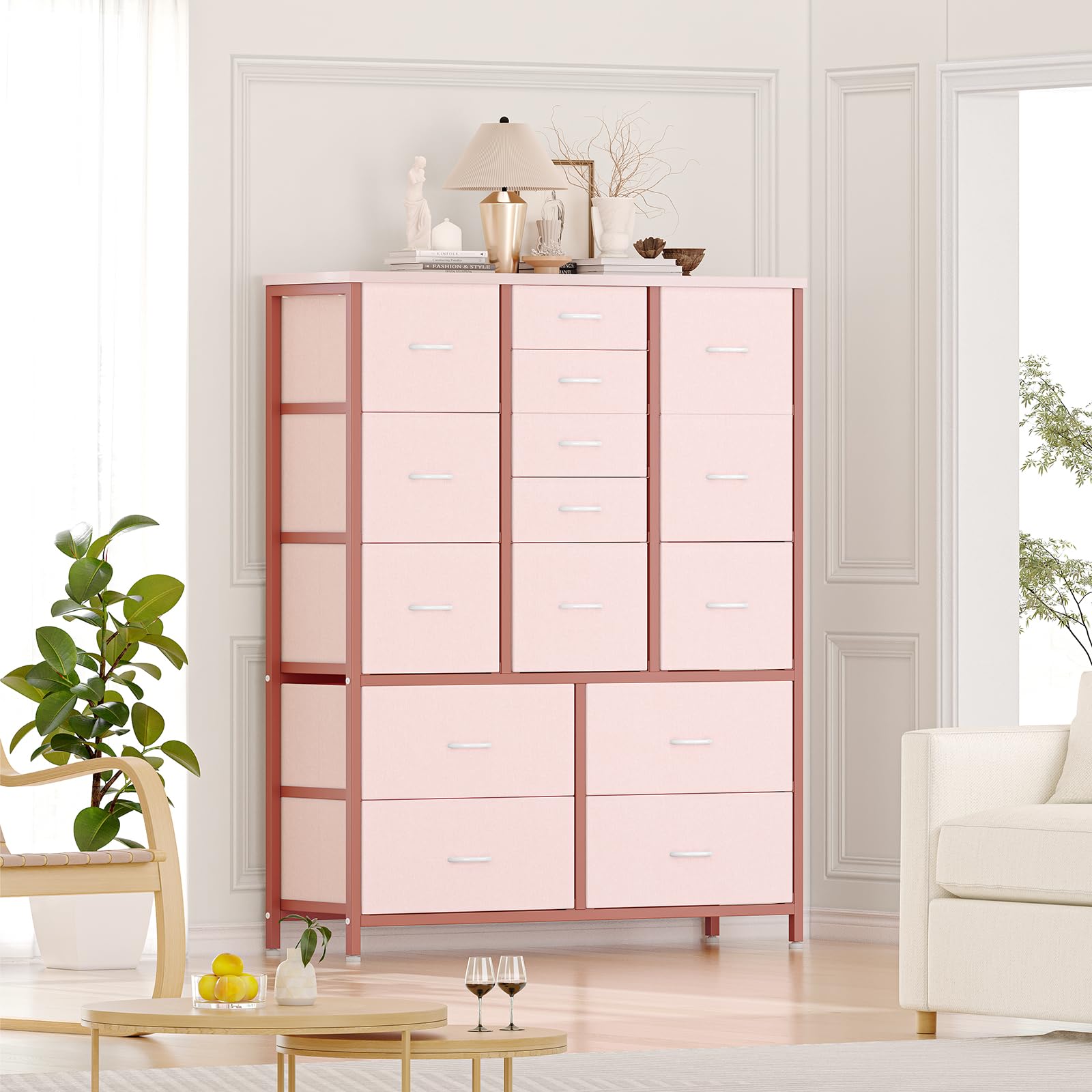 15 Drawers Dresser, Tall Dressers for Bedroom