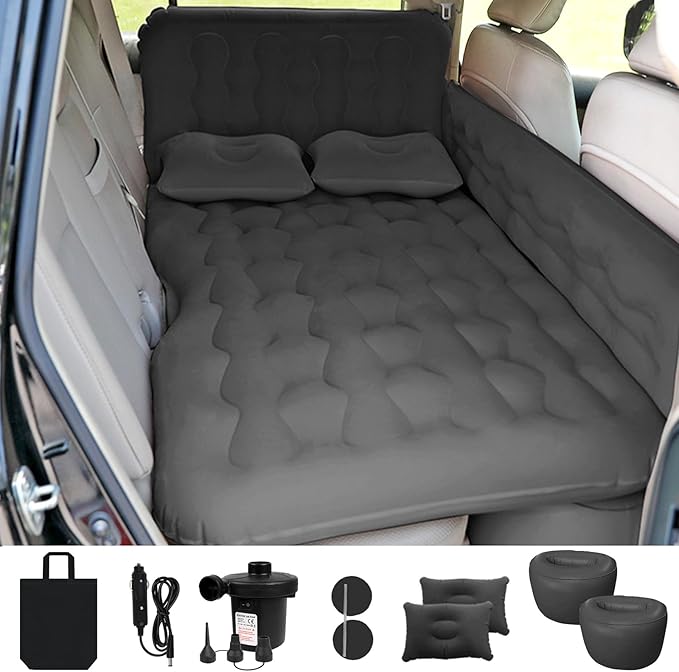Car Bed SUV Air Mattress, Car Air Mattress with Home Power Adapter