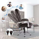 Ergonomic Executive Office Chair with Retracable Footreat - High Back Home Office Chair