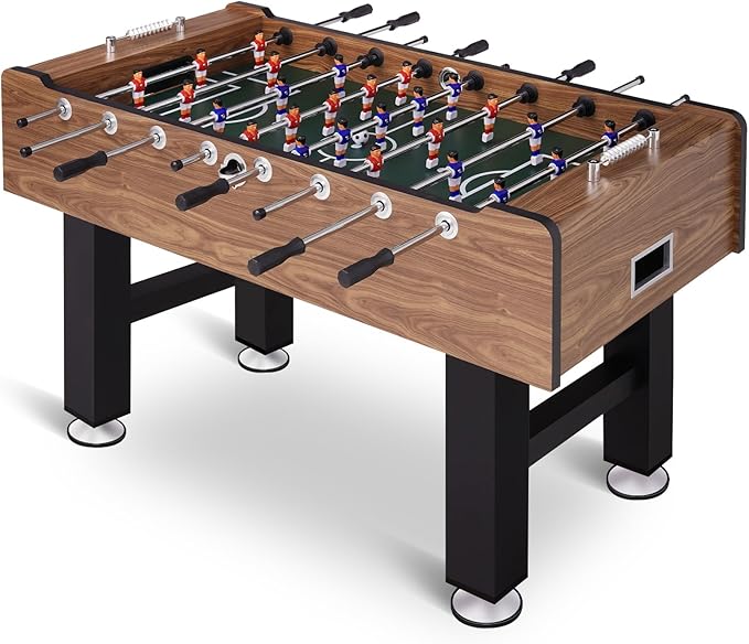 58 Inch Large Size Foosball Table Adult Size, Full Size Soccer Game Table w/2 Balls