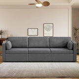 Oversized Modular Sectional Sofa, Convertible L Shaped Couch with Storage Ottoman