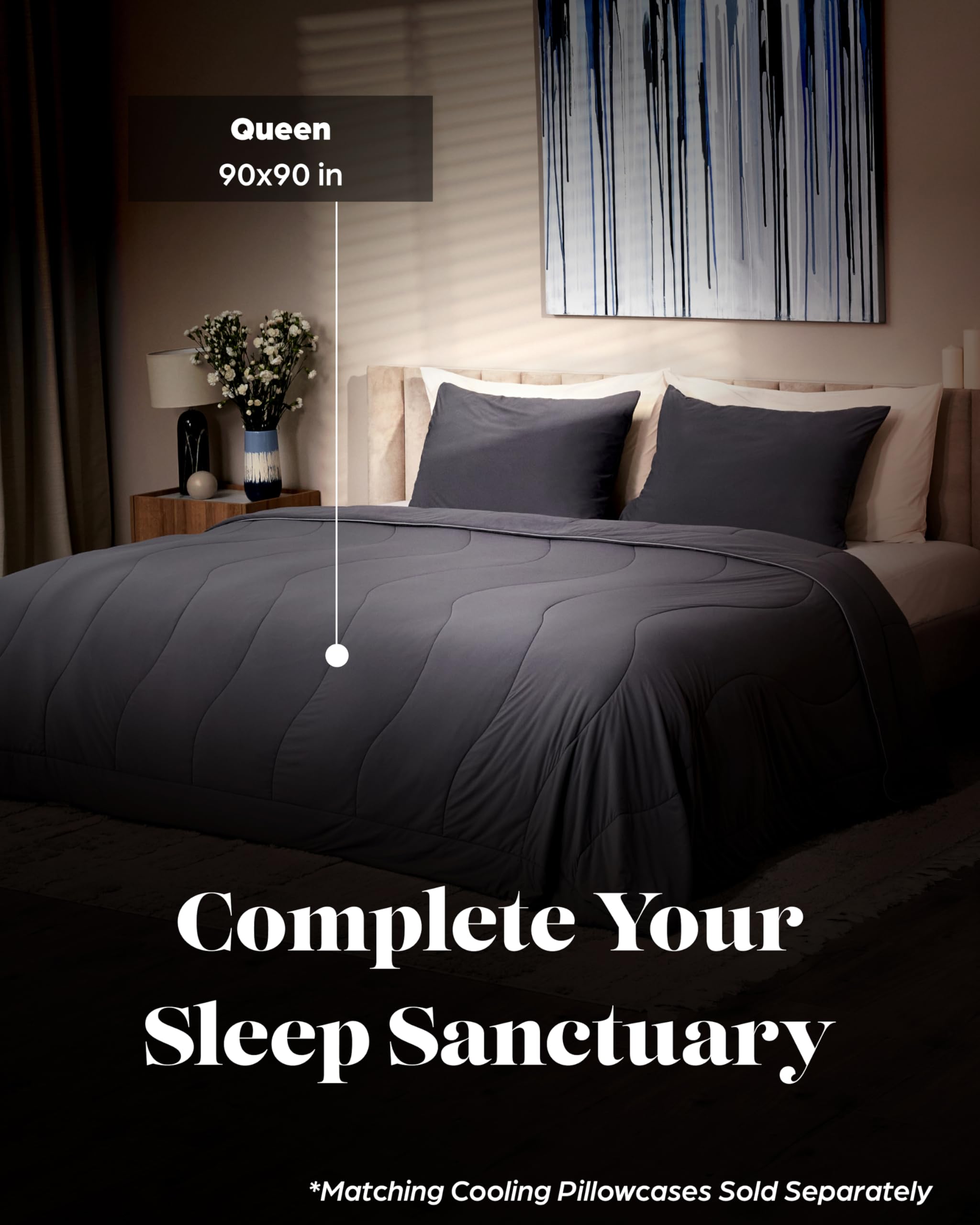 Cooling Comforter Queen Size Luxury Summer Cooling Duvet Perfect Cooling Comforter