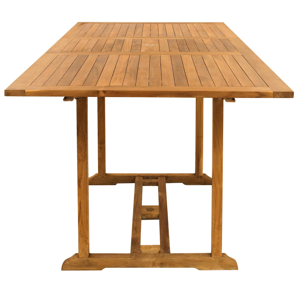 Rectangular Outdoor Patio Extension Bar Height Dining Table