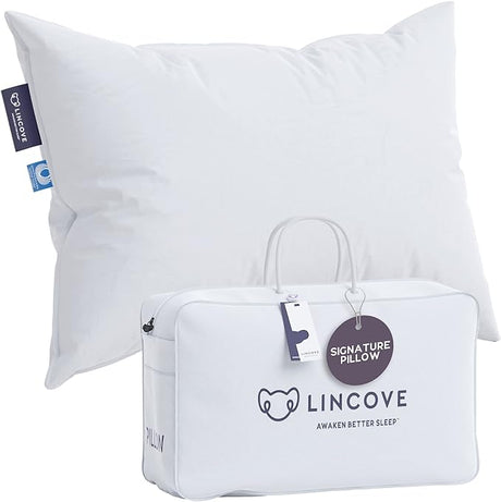 Signature 100% Natural Canadian White Down Luxury Sleeping Pillow - 800 Fill Power