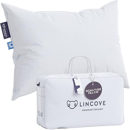 Signature 100% Canadian White Down Pillow - Luxury Sleeping Pillow