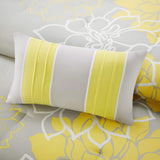 Lola Sateen Cotton Comforter Set-Casual Medallion Floral Design All Season