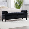 End of Bed Storage Bench for Bedroom, 57" Storage Ottoman Bench for