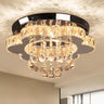 Modern Small Chandeliers Ceiling Light Fixture Square Flush