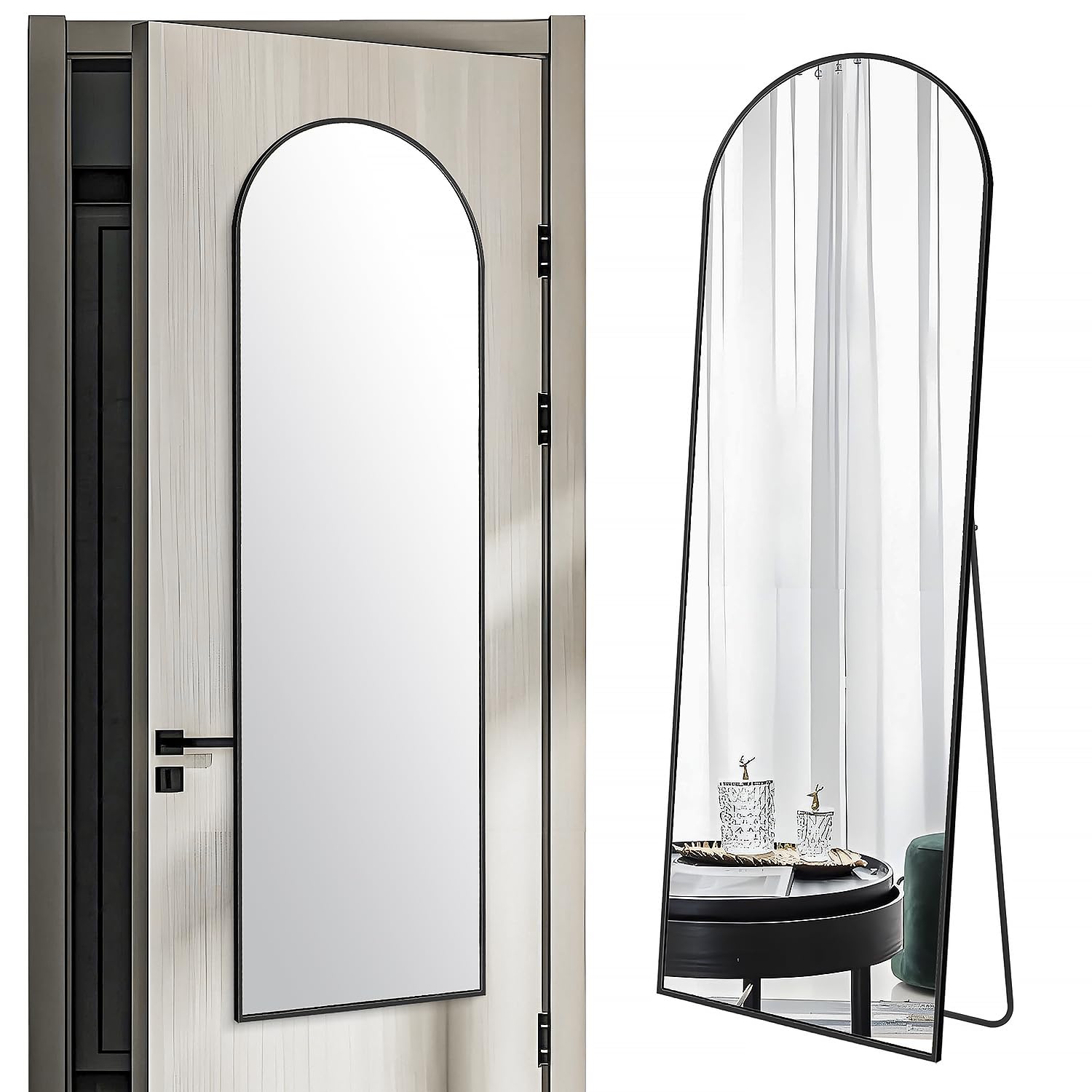 Door Hanging Full Length Mirror, Floor