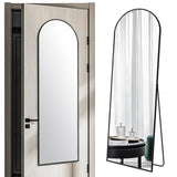 57x20 Door Hanging Full Length Mirror, Floor (Height 5.7ft just Body in1.3ft) or Wall