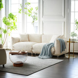 3 Seater Oversized Cloud Couch Loveseat Sofa with 2 Pillows