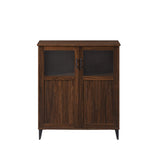 Hazle Cottage-Style Grooved Door Accent Cabinet