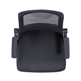 Office Mesh Chair with Adjustable Seat Height & Flip-Up Armrests, 360° Swivel Chair