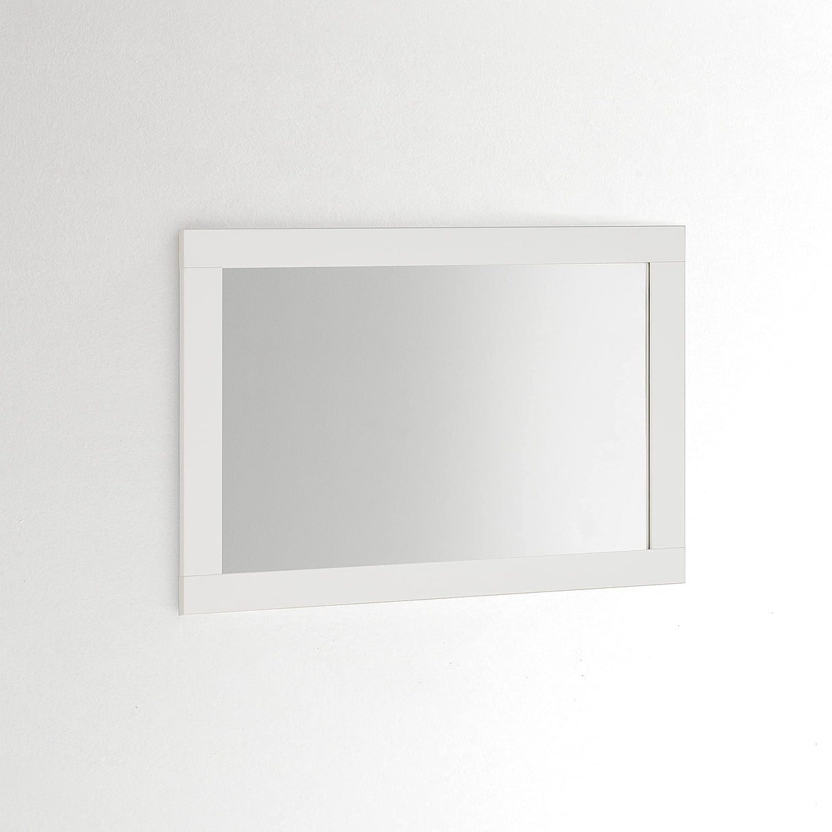 Wall Mirror, S01, 70 x 50, White, Made in Italy