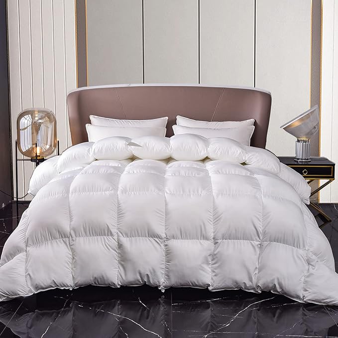 Down Alternative Comforter Queen Size, Winter Warm Duvet Insert Fluffy Bed Comforter