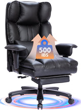 Ergonomic Office Chair with footrest, Office Chair for Heavy 500 lbs