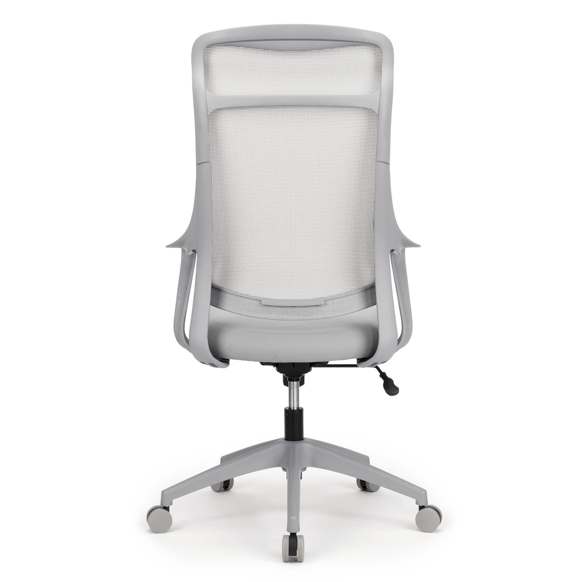 Lenzer Mesh High-Back Task Chair, Gray, BIFMA Compliant