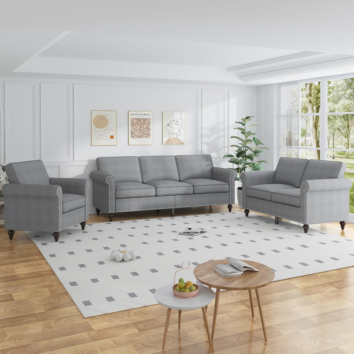 3PCS Sofa Set for Living Room