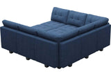 Modular Sectional Sleeper Sofa Couch with Storage Seat Reversible Modular Sofa Couch