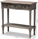 Console Tables, One Size, Gray