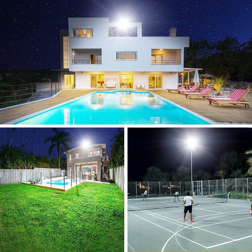 600W LED Stadium Flood Lights Outdoor(3050W Equivalent),67500LM Super