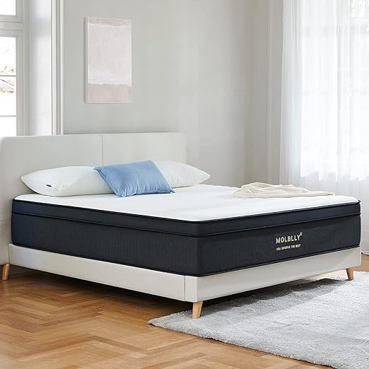 King Mattress, 12 Inch Hybrid Mattress in a Box with Memory Foam