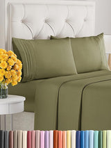 Queen Size Sheet Set - Breathable & Cooling Sheets