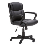 Office Computer Task Desk Chair with Padded Armrests, Mid-Back, Adjustable