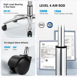 500LBS Big and Tall Office Chair with Adjustable Lumbar Support