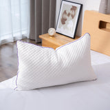 Cooling Shredded Memory Foam Pillow Queen Size - Adjustable Medium Firm Pillow