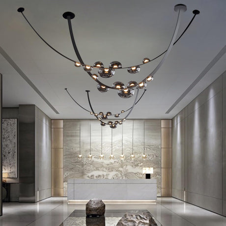 Chandeliers for high Ceilings Duplex Building Large Chandelier Living Room Villa Modern