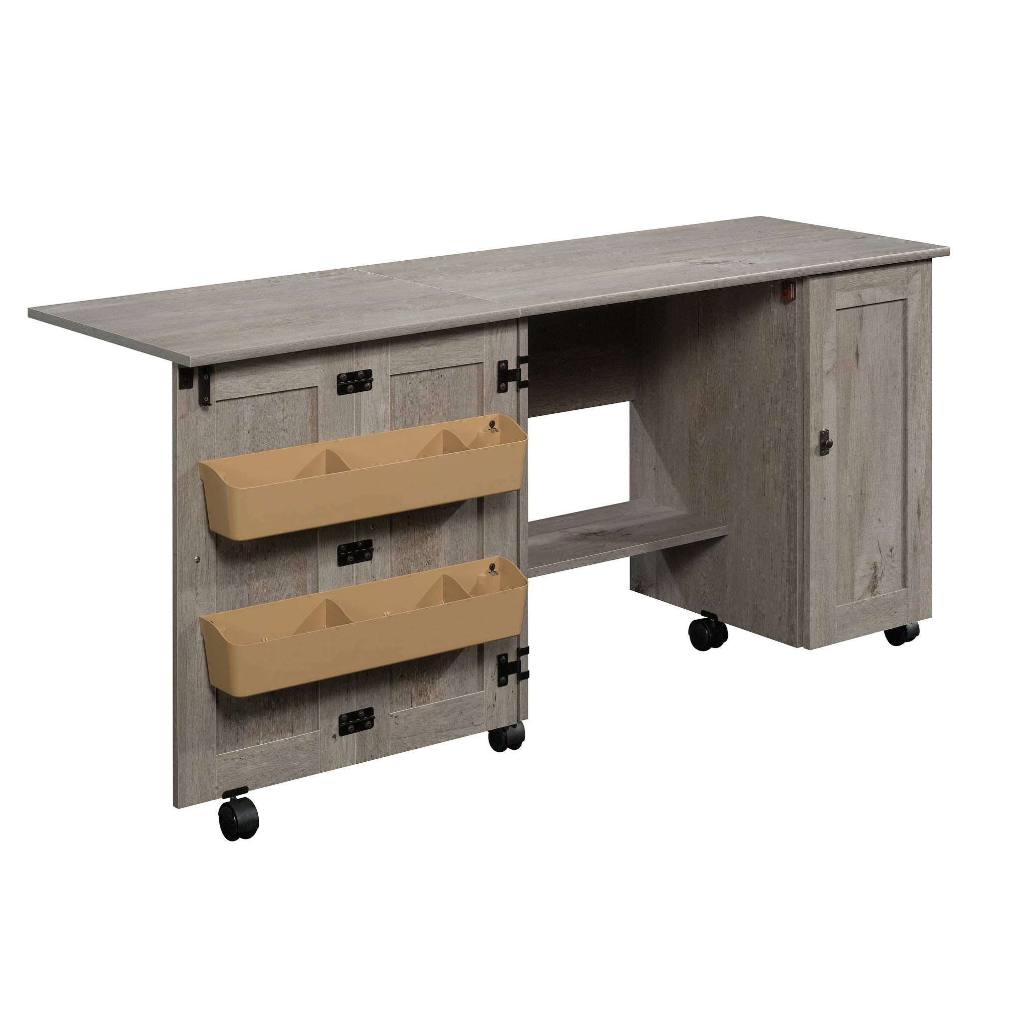 Miscellaneous Storage Sewing/Craft Cart/ Pantry cabinets, Mystic Oak finish