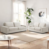 88.58" Modern Sofa 3 Seats Couch for Living Room, Chenille Oversized Loveseat Sofa