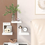 Floating Shelves for Wall, Small White Shelves Wall Mounted Shelf for Bathroom