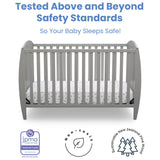 Taylor 4-in-1 Convertible Baby Crib, Easy to Assemble, Sustainable New Zealand Wood,