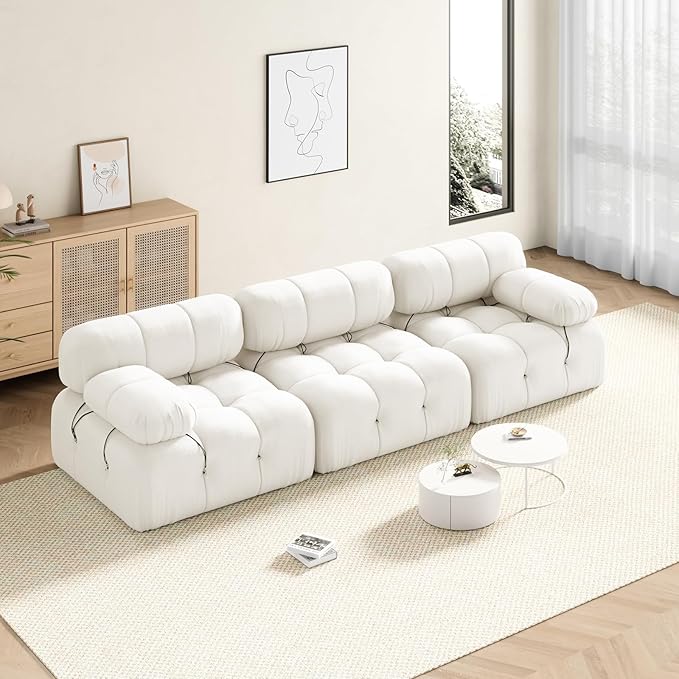 Modular Sectional Sofa Couch, Luxury Loveseat Sectional Couches for Living Room