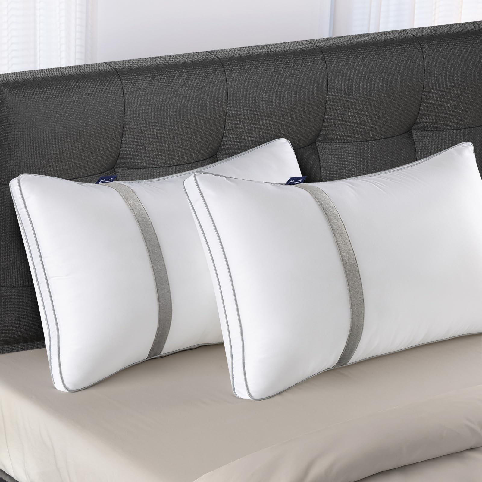 Pillows for Sleeping 2 Pack, Hotel Quality Bed Pillow King Size