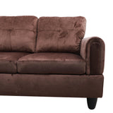 Sectional Sofa Couches for Living Room, Upholstered 4 Seat L-Shaped Sofa&Couch