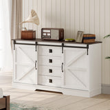 Farmhouse Dresser for Bedroom - 58'' Wide Chest of Drawers